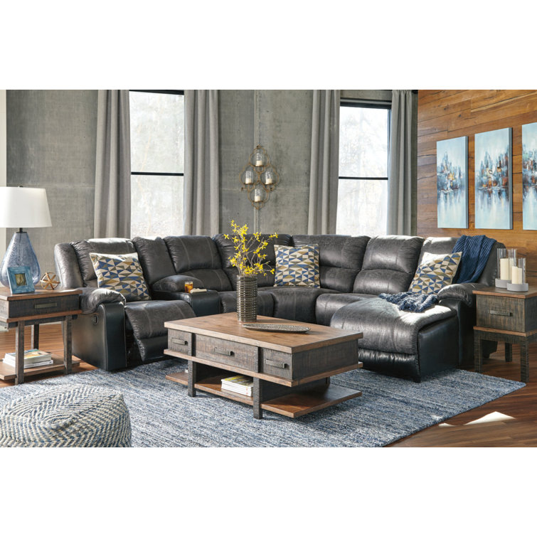 Ashley Furniture Nantahala Upholstered Home Theater Seating with Cup